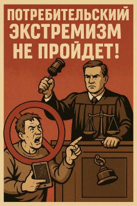 Потребительский экстремизм не пройдет!