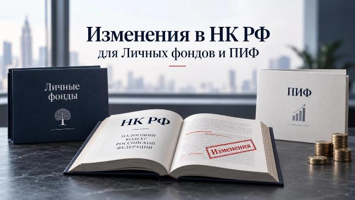 Изменения в НК РФ для Личных фондов и ПИФ