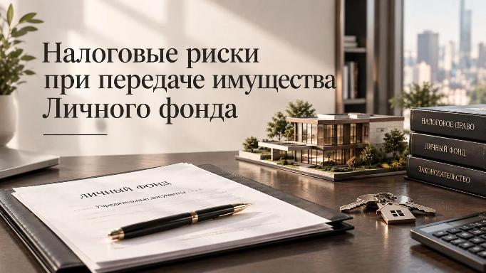 Личный фонд → Личный фонд: налоговые риски при передаче имущества