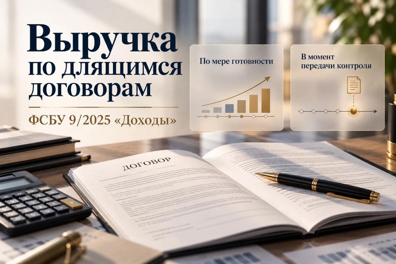 Просто о важном: выручка по длящимся договорам по ФСБУ 9/2025